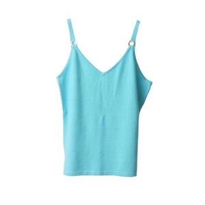 MICHAEL KORS Turquoise Cami Knit Top